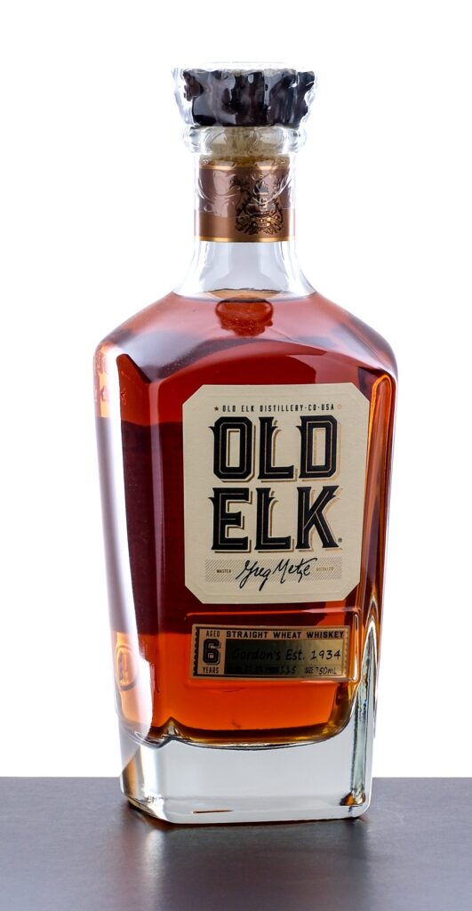 Old Elk Straight Wheat Whiskey Aged 6 Years Private Barrel: Gordon's Est 1934