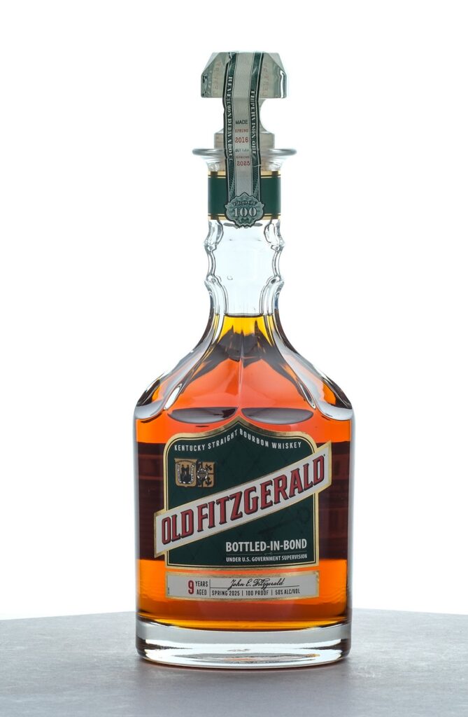 Old Fitzgerald 9 Year Bottled In Bond Straight Bourbon Spring 2025