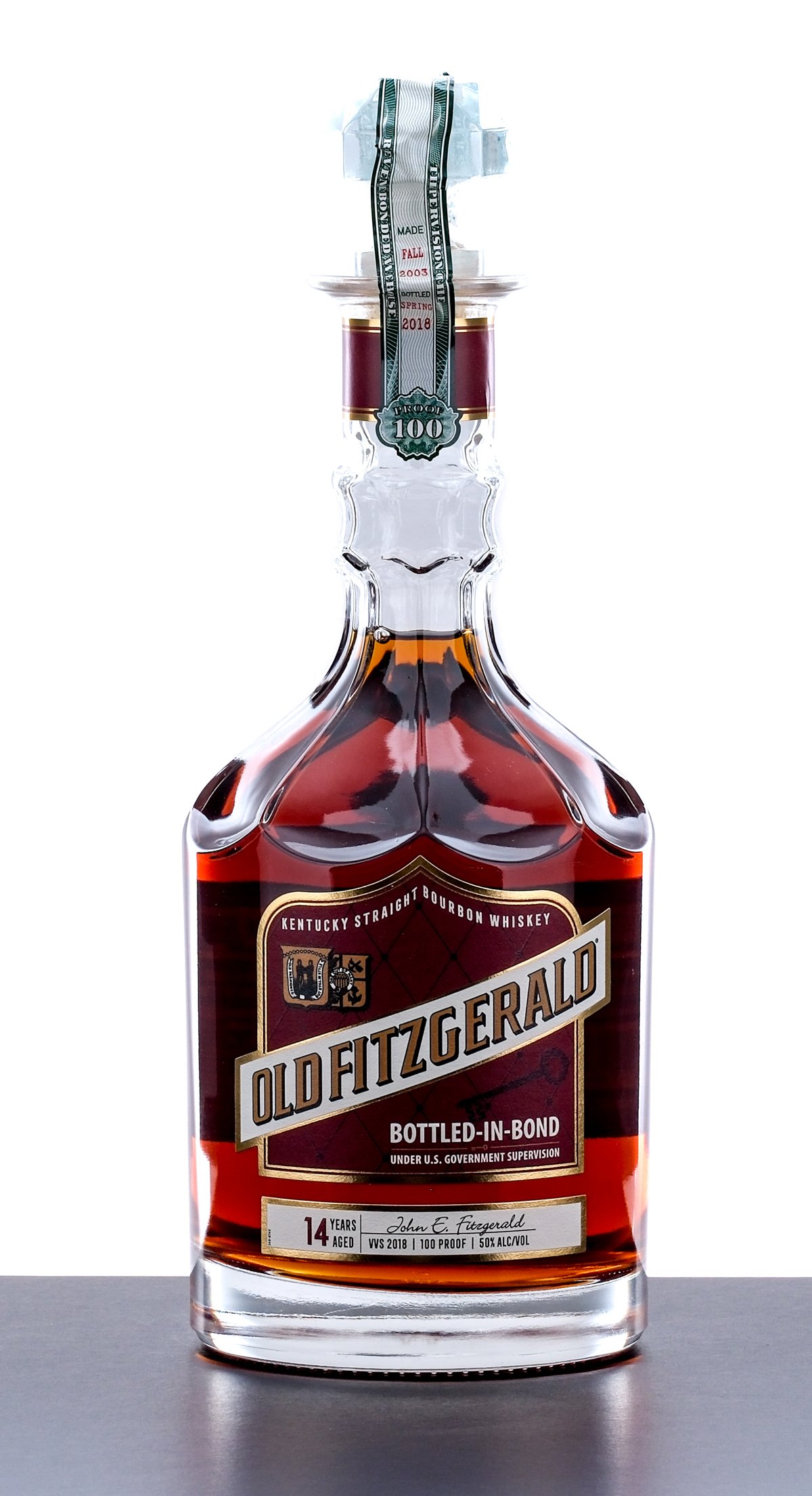 Old Fitzgerald Bottled In Bond Bourbon 14 Year Decanter 2018