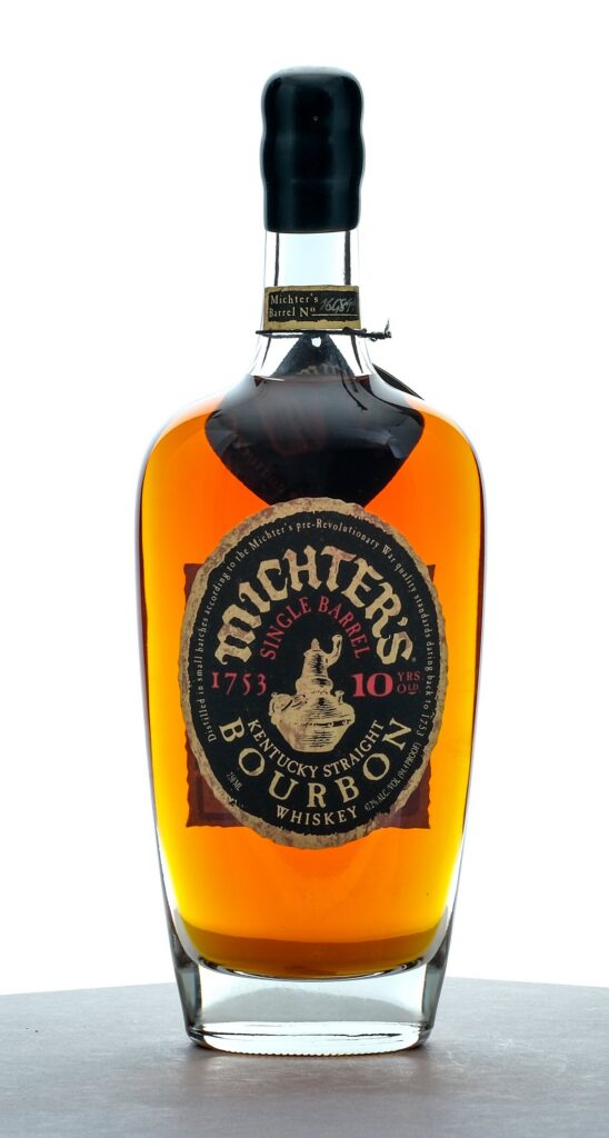 Old Fitzgerald Monticello Decanter With Box