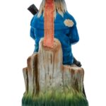 Old Fitzgerald Prime Rip Van Winkle Porcelain Decanter 7 Year Straight Bourbon Vintage 1971 (photo 2)