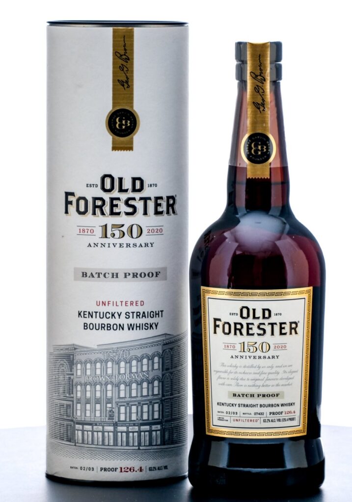 Old Forester 150th Anniversary Batch Proof Straight Bourbon 2020