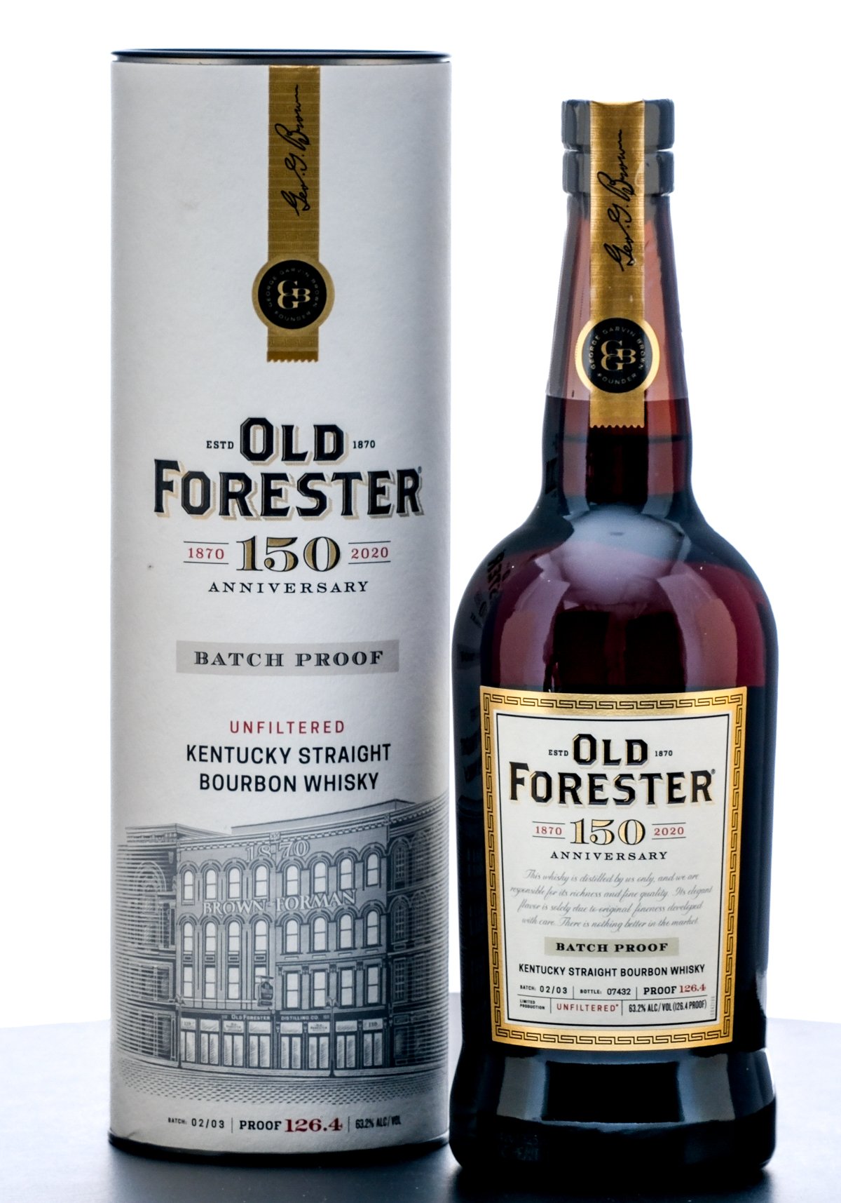 Old Forester 150th Anniversary Batch Proof Straight Bourbon 2020