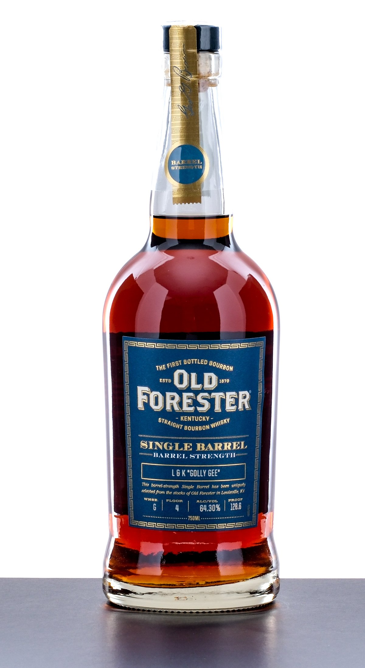 Old Forester Single Barrel Bbl Strength Store Pick 128.6 Proof Store Pick