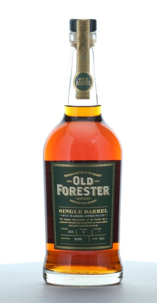 Old Forester Single Barrel Bbl Strength Straight Rye