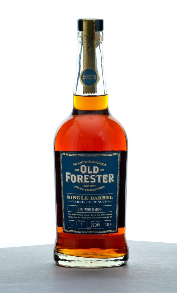 Old Forester Total Wine & More Single Barrel Bbl Strength Straight Bourbon