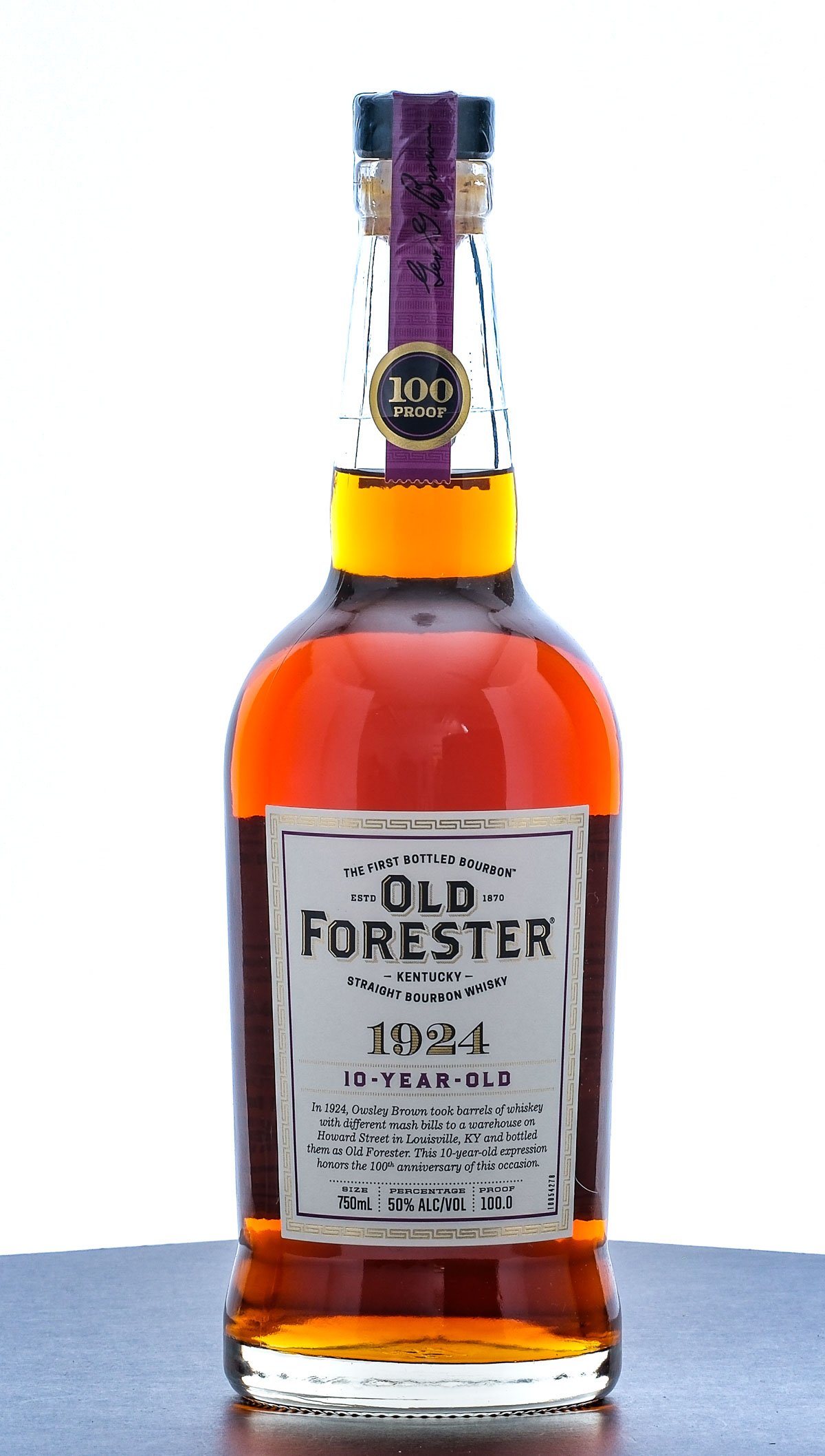 Old Forester Whiskey Row Series "1924" 10 Year Bourbon 2024