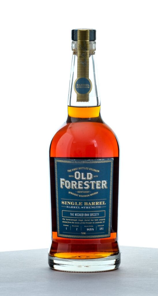 Old Forester Wicked Oak Society Single Barrel Bbl Strength Straight Bourbon