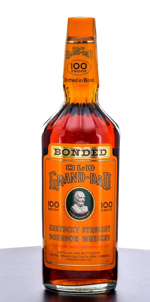Old Grand-Dad Bottled-in-Bond Straight Bourbon Vintage 1981 Bottle