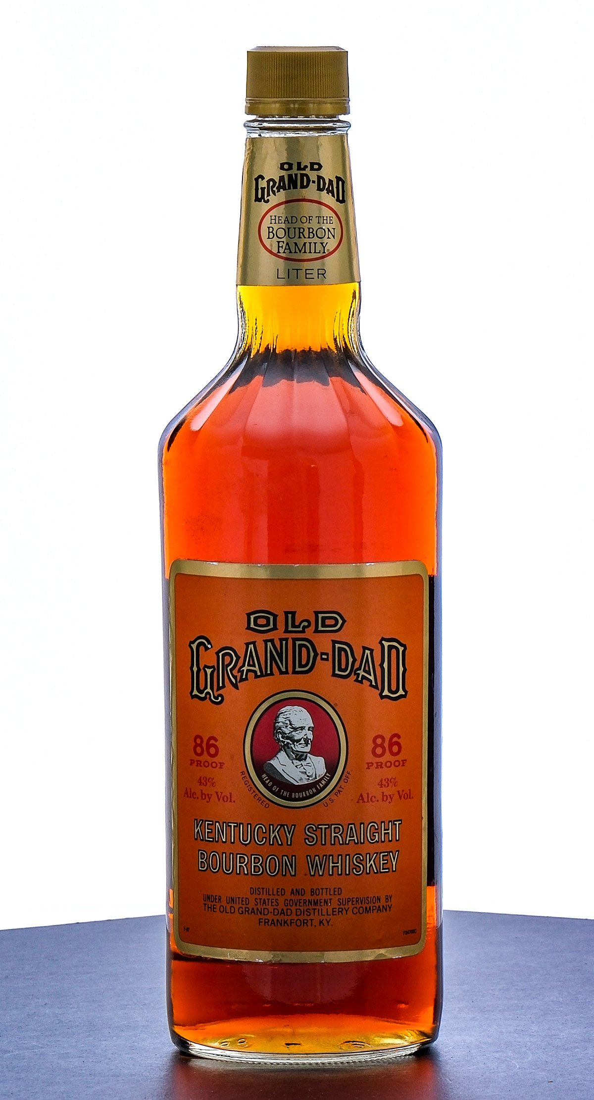 Old Grand-Dad Bourbon Vintage Bottle 1L