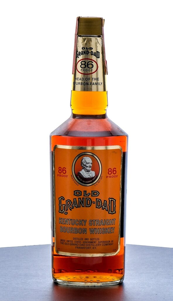 Old Grand-Dad Bourbon Vintage Bottle