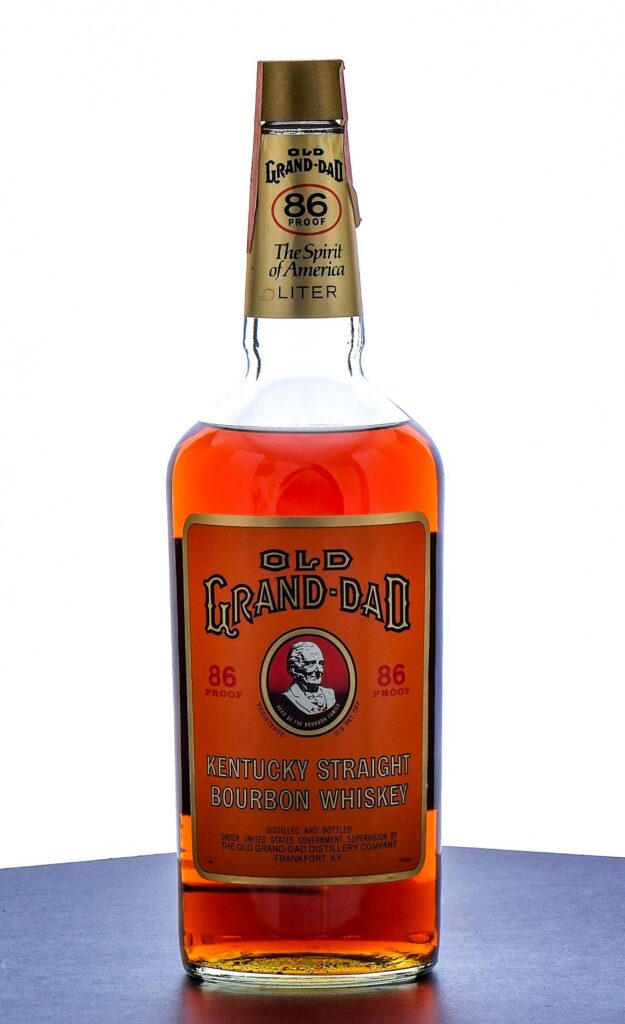 Old Grand-Dad Bourbon Vintage Bottle Liter