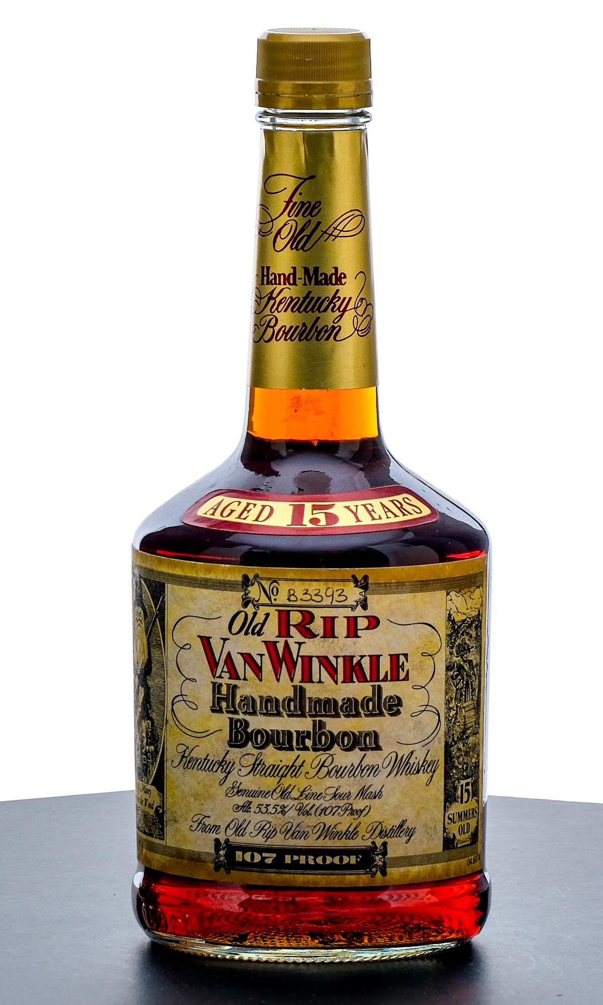 Old Rip Van Winkle 15 Year Handmade Kentucky Straight Bourbon