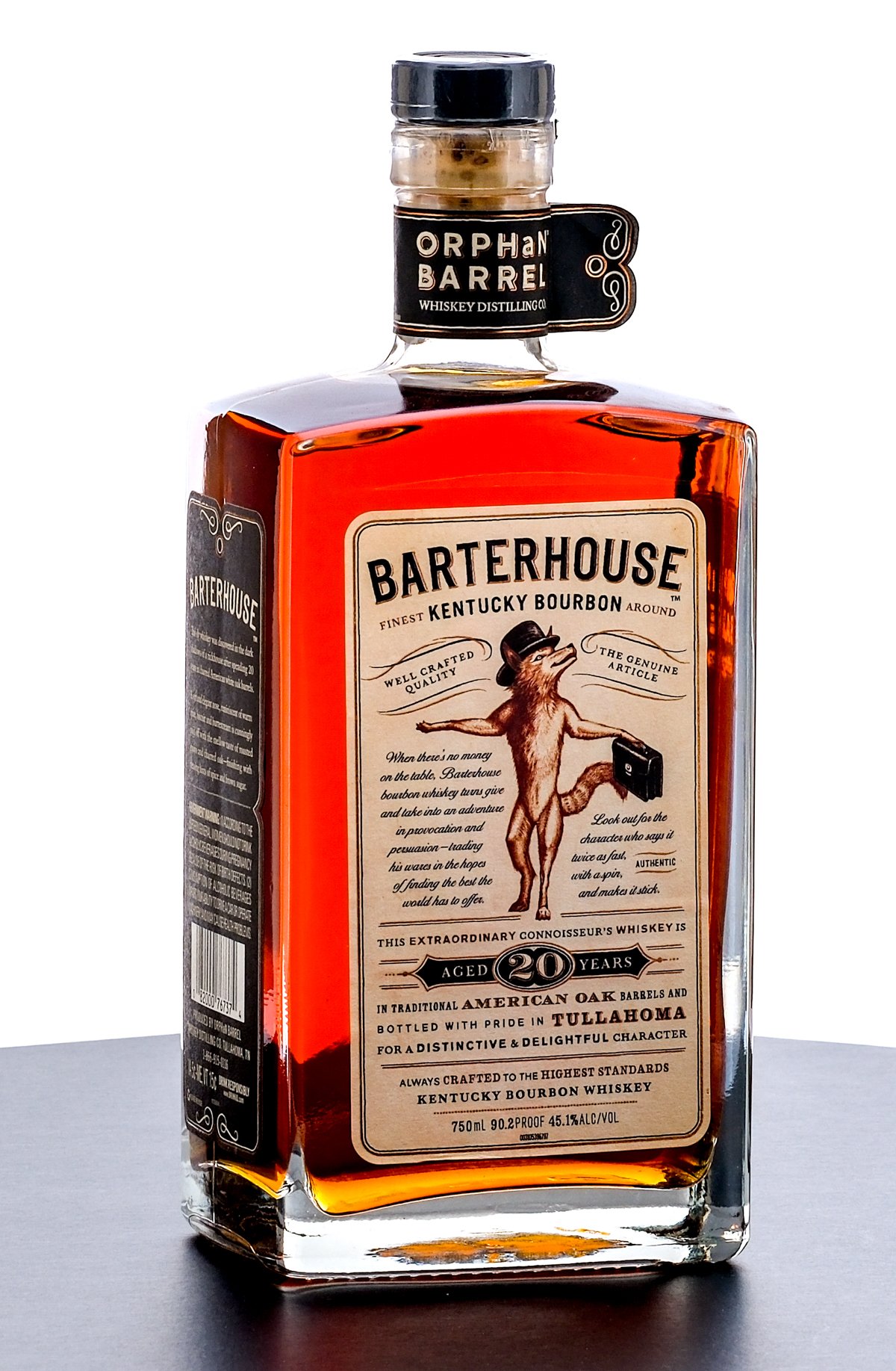 Orphan Barrel Barterhouse 20 Year Old Bourbon Whiskey (2014)
