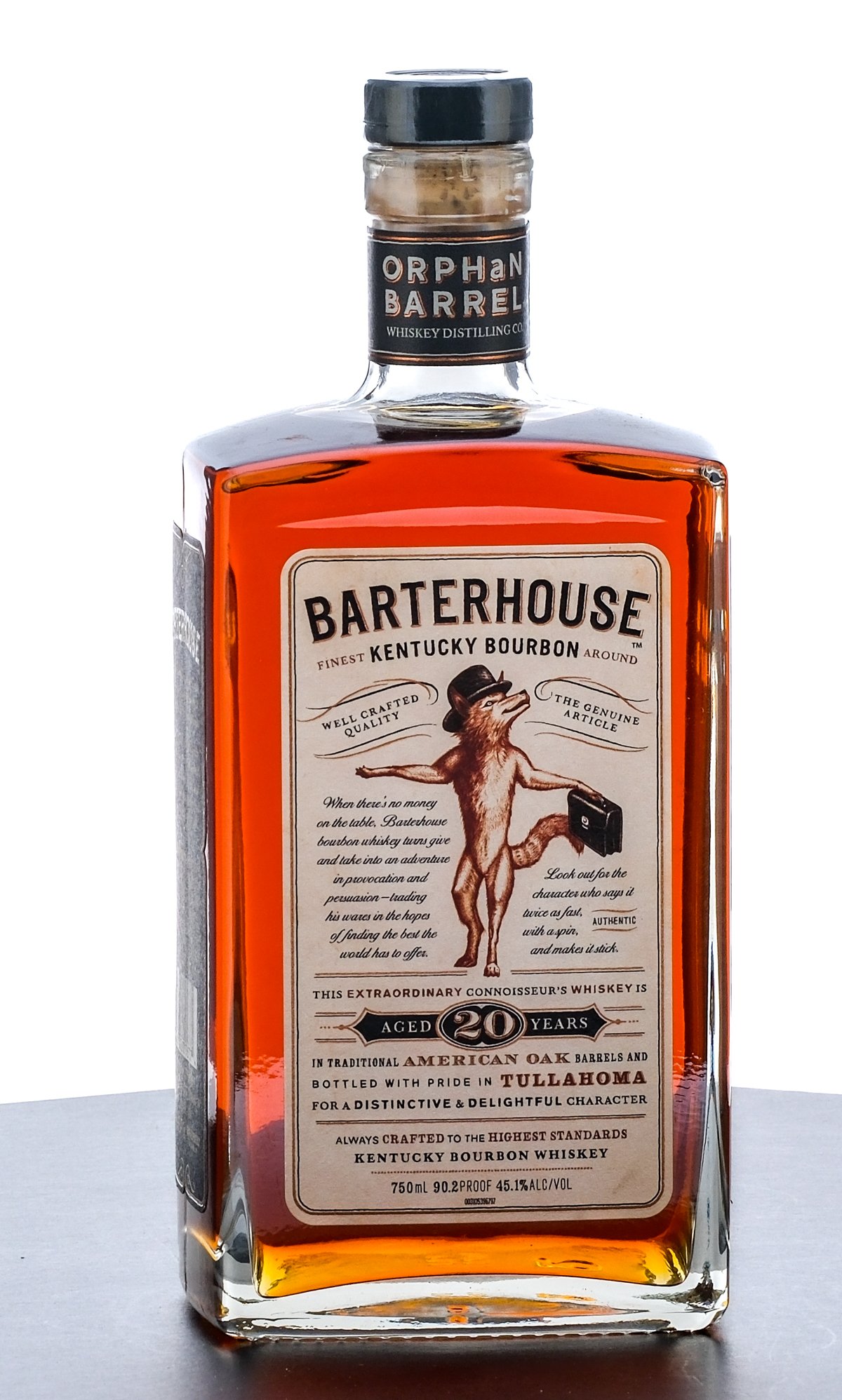 Orphan Barrel Barterhouse 20 Year Old Kentucky Bourbon (2014)