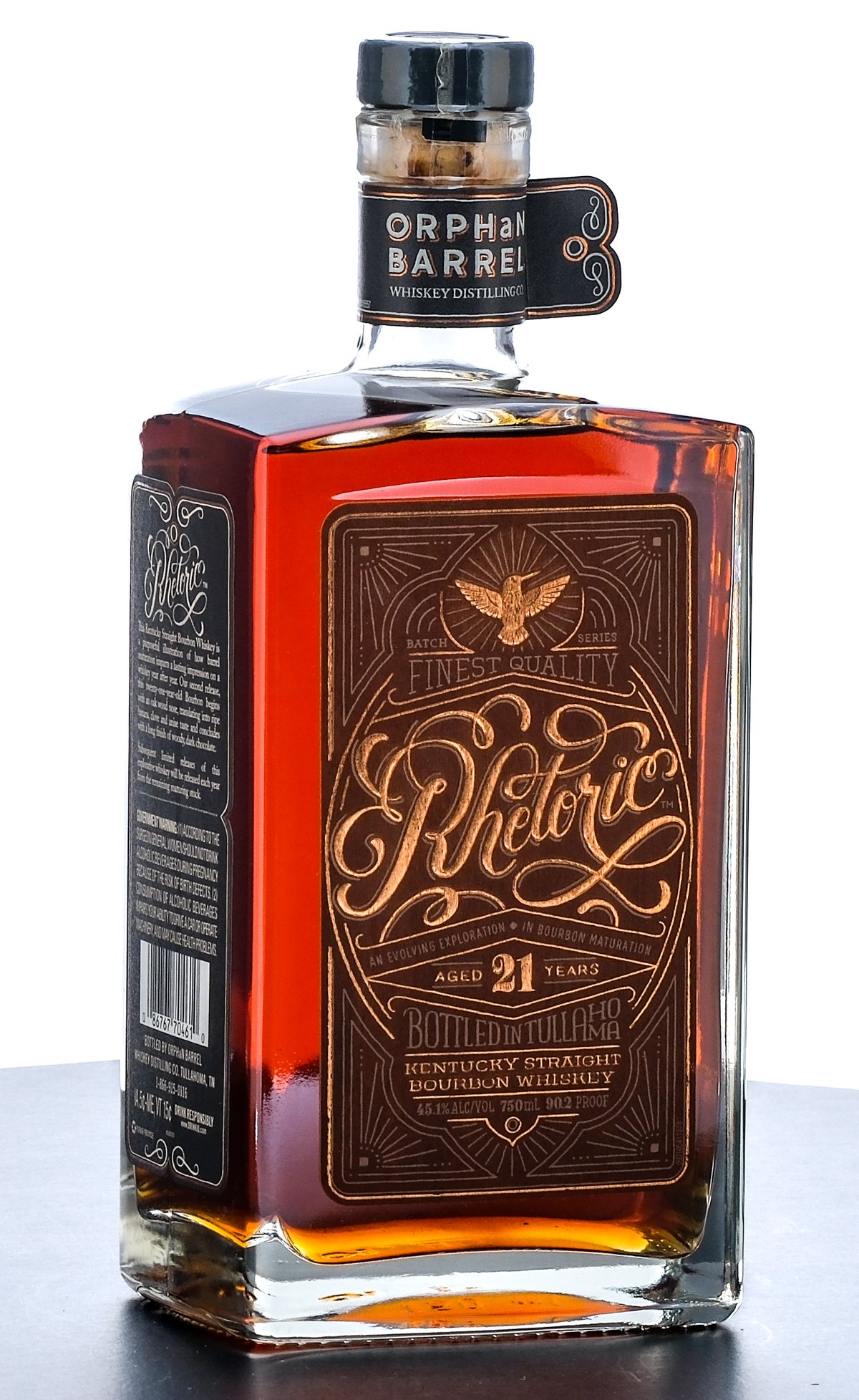 Orphan Barrel Rhetoric 21 Year Old Straight Bourbon Whiskey 2015