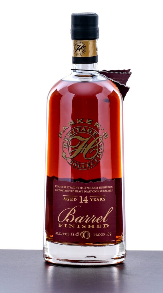 Parker's Heritage Collection 18th Edition Heavy Toast Cognac Barrels Finish 14 Year Old Straight Malt Whiskey 2024