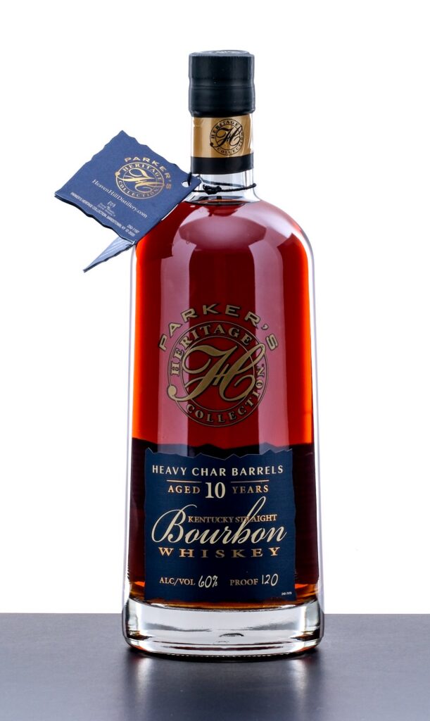 Parker's Heritage Collection Bourbon Whiskey Aged 10 Years Heavy Char Barrels 14th Edition