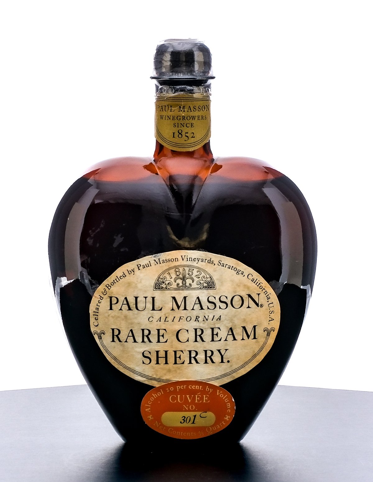 Paul Masson Rare Cream Sherry Vintage Bottle