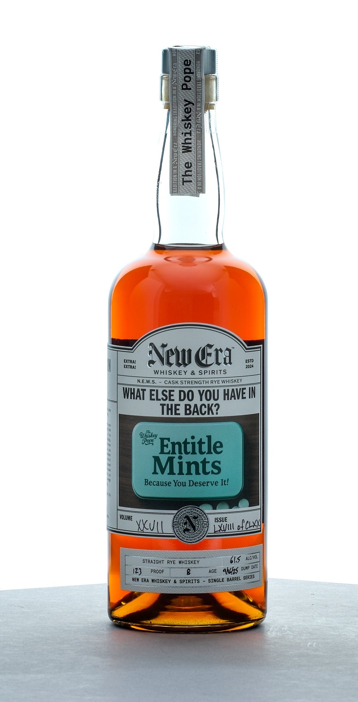 Penelope 18 Year Limited Release American Light Whiskey Select. Hazmat