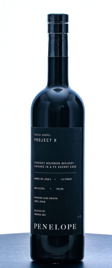 Penelope "Project X" Special Single Barrel Bourbon Selected by Virginia ABC