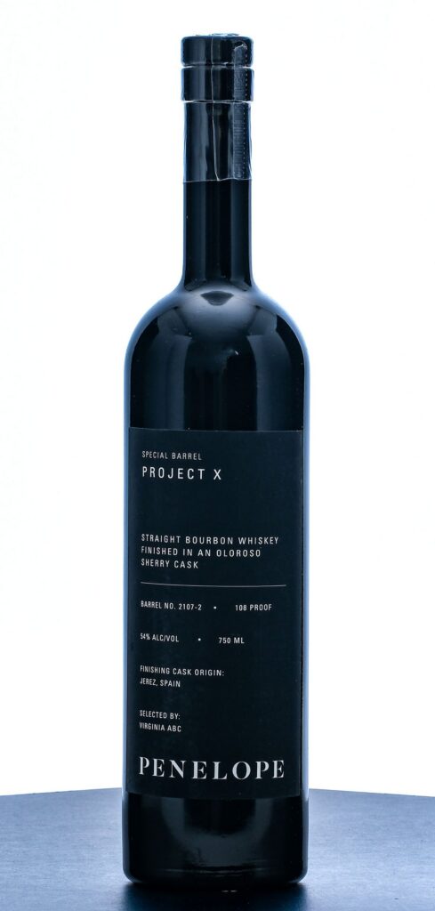Penelope "Project X" Special Single Barrel Bourbon Selected by Virginia ABC