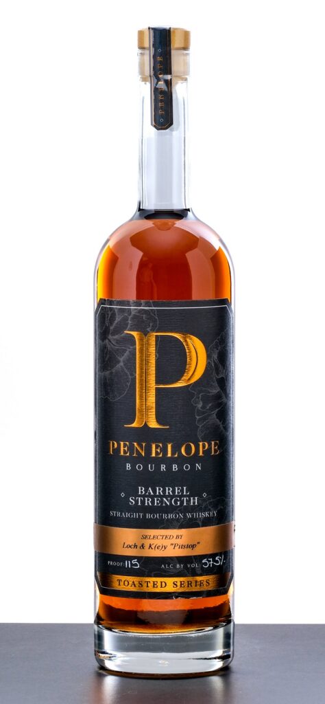 Penelope Straight Bourbon Whiskey Toasted Series Private Barrel: Loch & K(e)y "Pitstop"