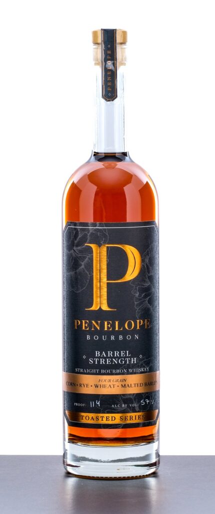 Penelope Toasted Four Grain Barrel Strength Bourbon Whiskey