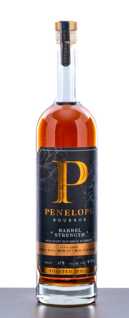 Penelope Toasted Four Grain Barrel Strength Bourbon Whiskey