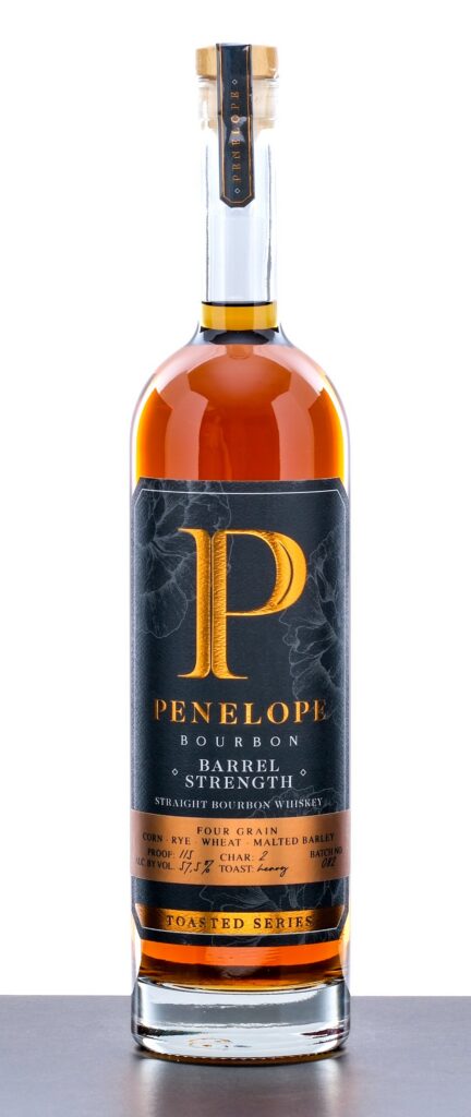 Penelope Toasted Four Grain Barrel Strength Bourbon Whiskey