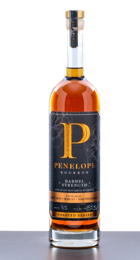 Penelope Toasted Four Grain Barrel Strength Bourbon Whiskey