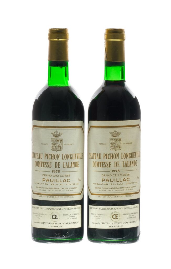 Pichon Longueville Comtesse Lalande 1978