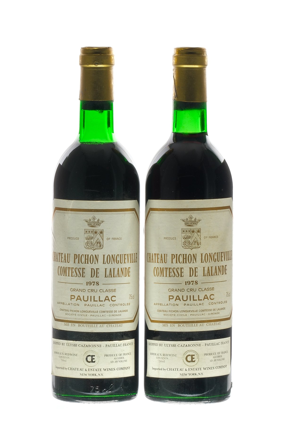 Pichon Longueville Comtesse Lalande 1978
