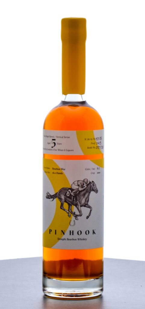 Pinhook True Single Barrel/Vertical Series "Bourbon War" 5 Year Straight Bourbon 2020