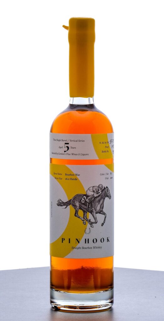Pinhook True Single Barrel/Vertical Series "Bourbon War" 5 Year Straight Bourbon 2020