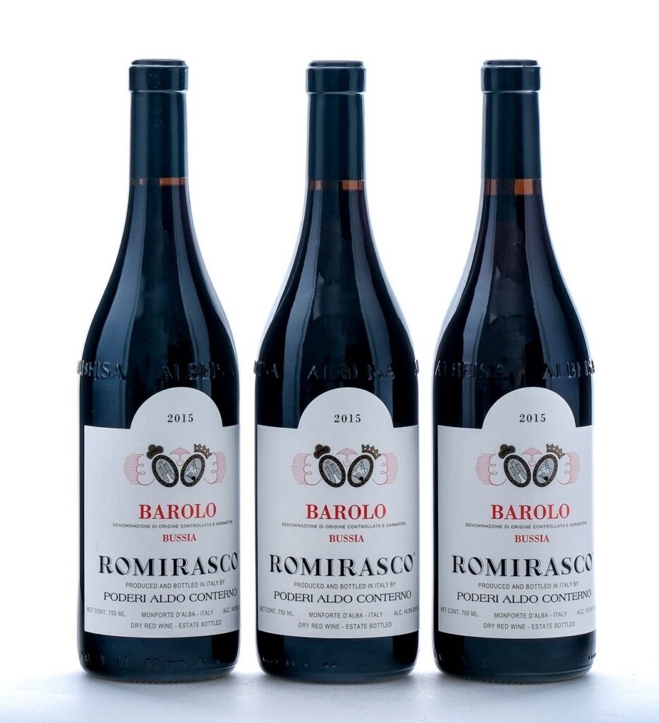 Poderi Aldo Conterno Romirasco Barolo Bussia 2015 Case (3 Bottles)