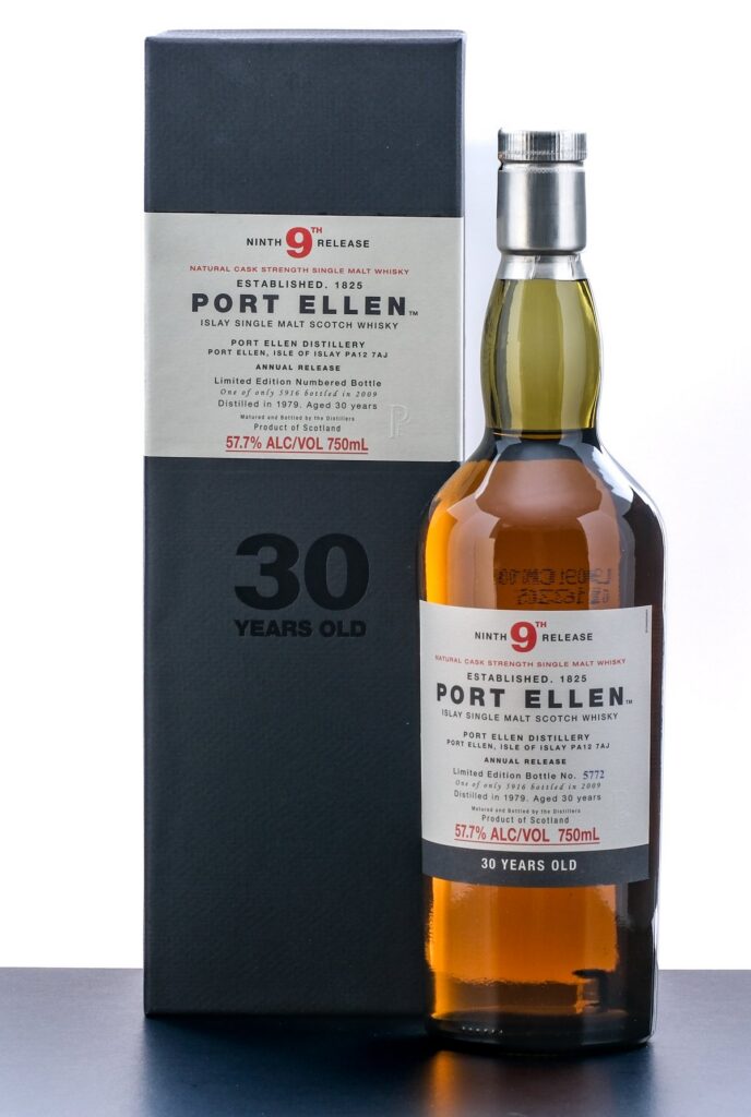 Port Ellen 30 Year Islay Single Malt Scotch 2009 Annual Release Distilled in 1979