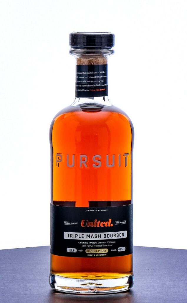 Pursuit United Triple Mash Barrel Proof Bourbon
