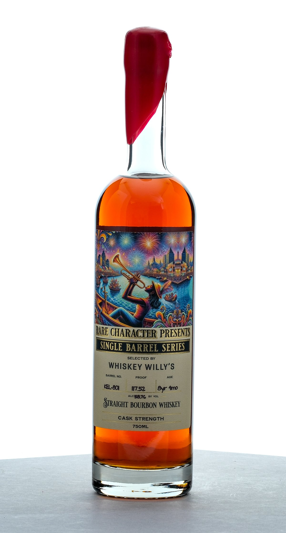 Rare Character Single Barrel Series Whiskey Willy's 8 Year, 4 Month Cask Strength Straight Bourbon 2024