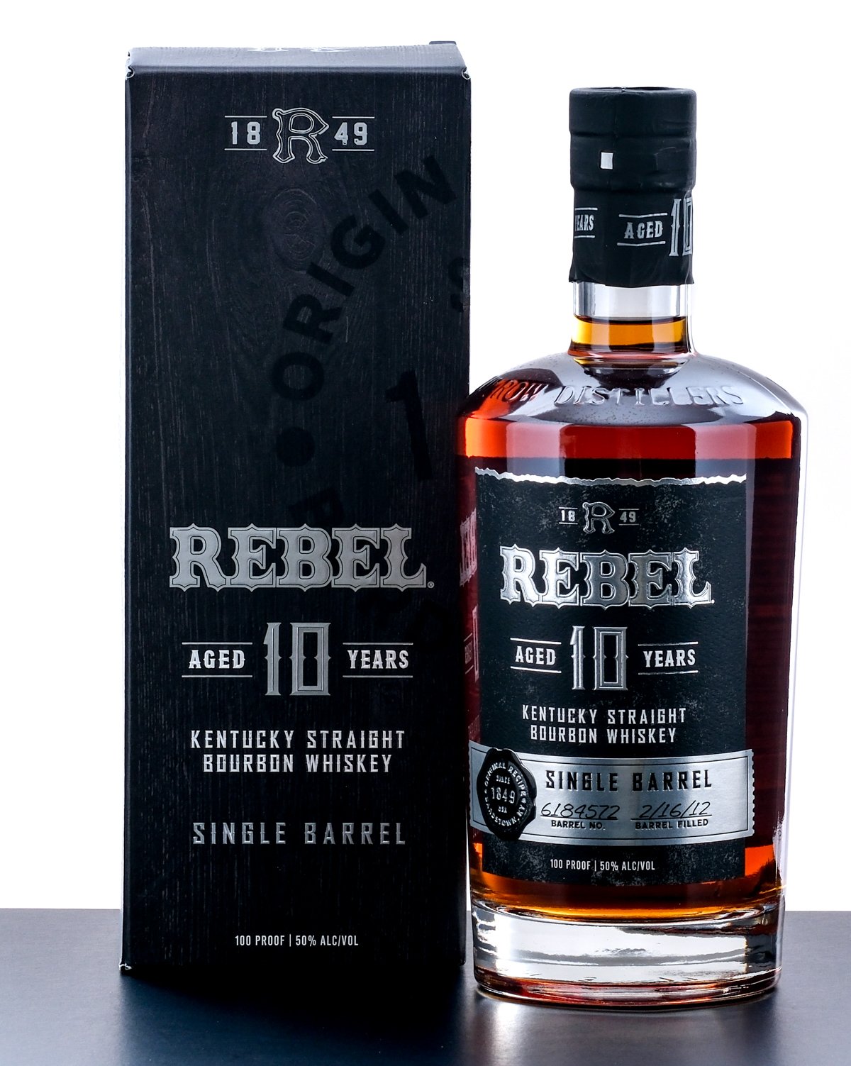 Rebel 10 Year Single Barrel Straight Bourbon