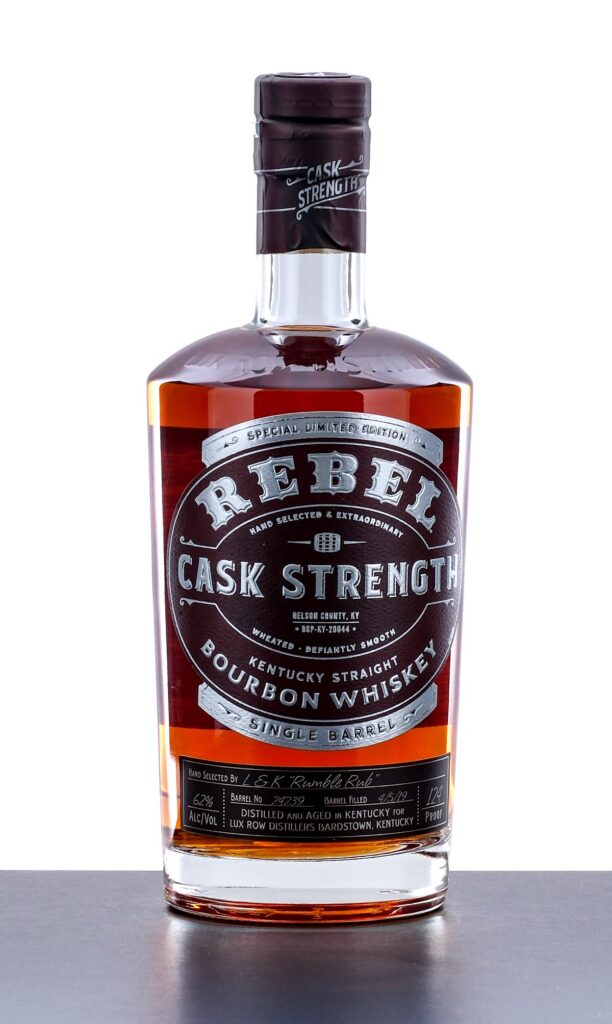 Rebel Cask Strength Single Barrel Select Straight Bourbon