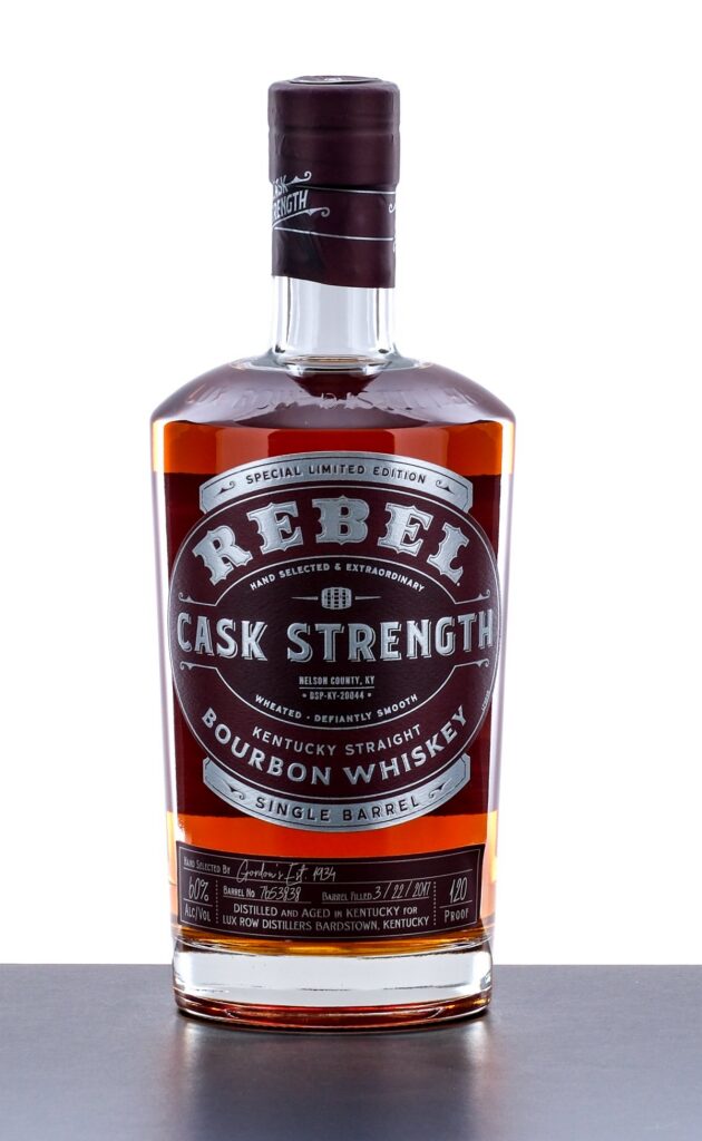 Rebel Cask Strength Single Barrel Select Straight Bourbon