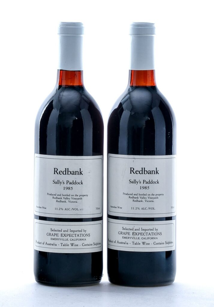 Redbank Sally's Paddock Australian Table Wine 1985 Group (2 Bottles)