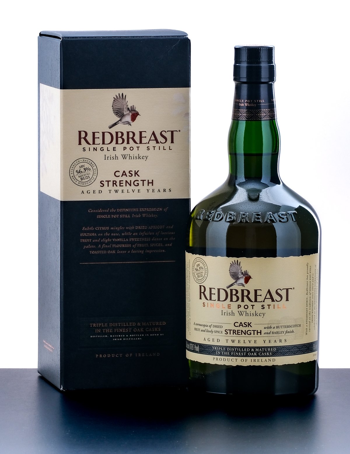 Redbreast 12 Year Cask Strength Single Pot Still Irish Whiskey 2021