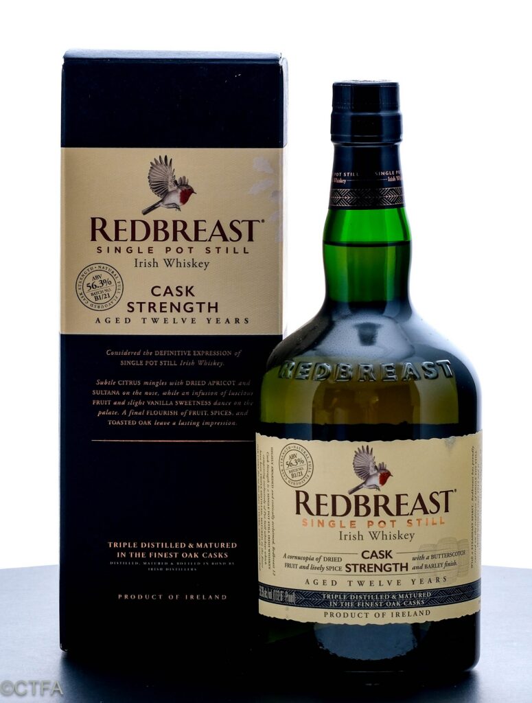 Redbreast 12 Year Old Cask Strength Single Pot Still Irish Whiskey