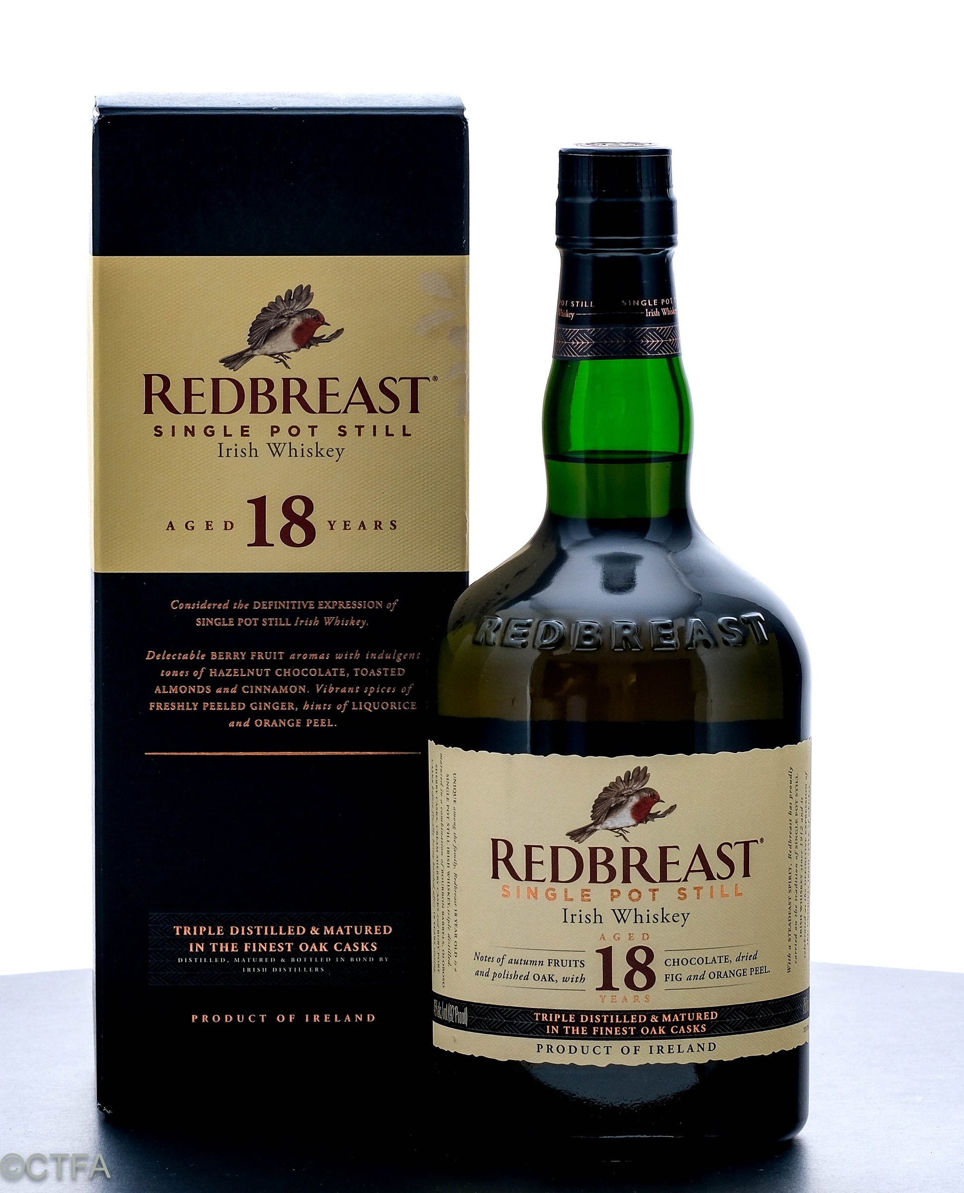 Redbreast 18 Year Old Single Pot Still Irish Whiskey 750 Ml