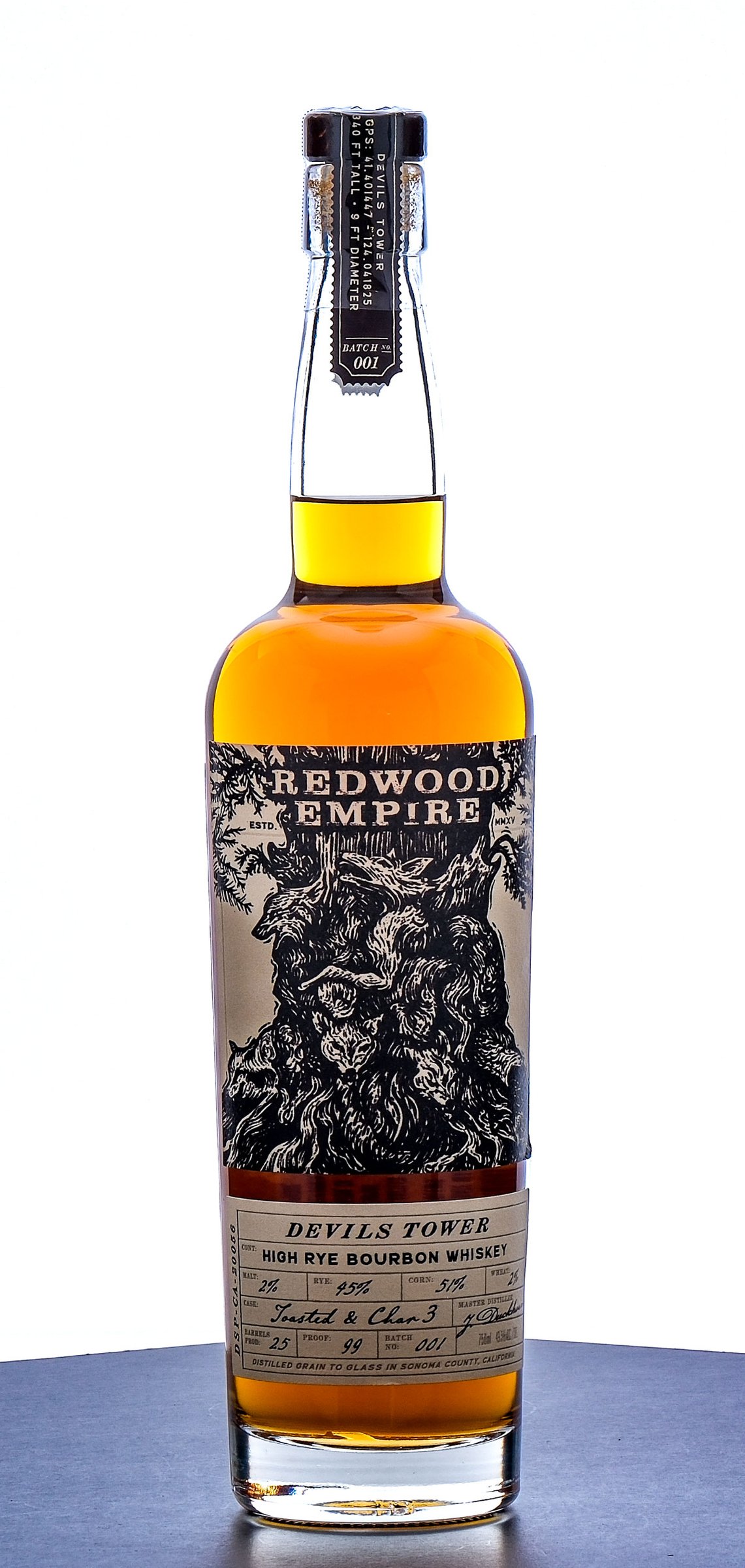 Redwood Empire Devils Tower High Rye Batch 001