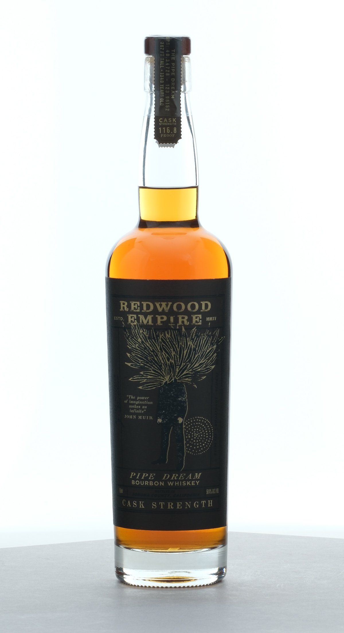 Redwood Empire Pipe Dream 4 Year Cask Strength Bourbon