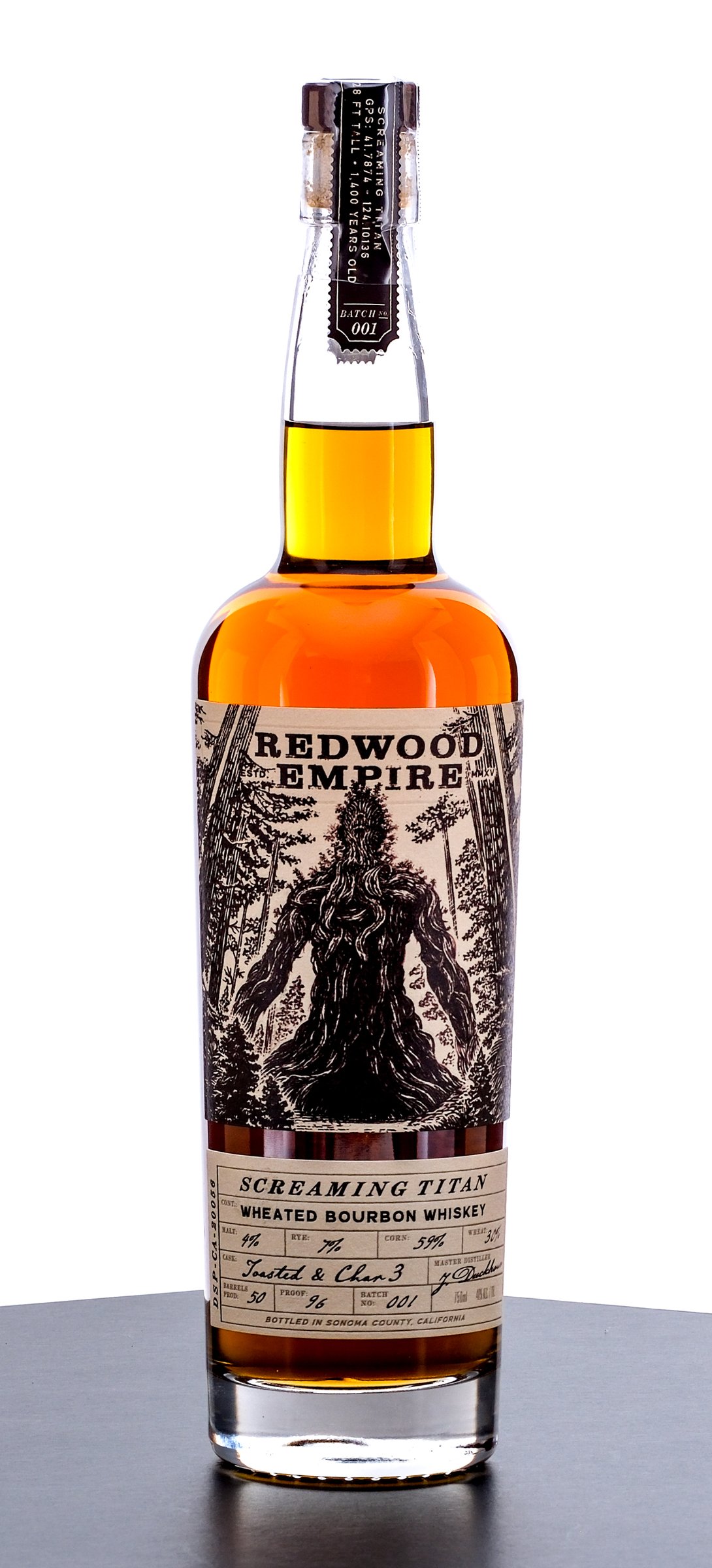 Redwood Empire Screaming Titan Wheated Bourbon Whiskey 2024