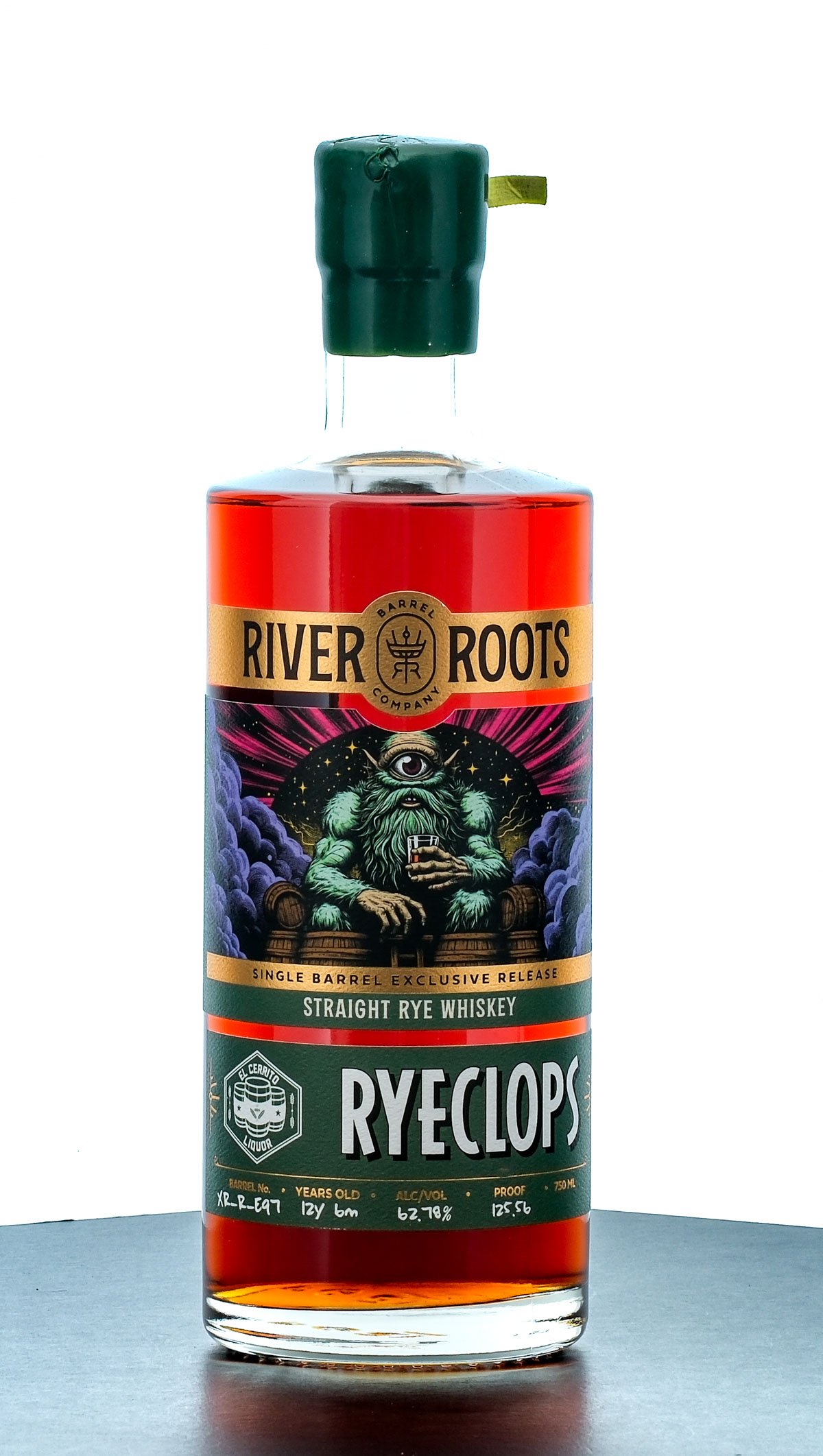 River Roots Single Barrel Select Exclusive Release "Ryeclops"  Straight Rye